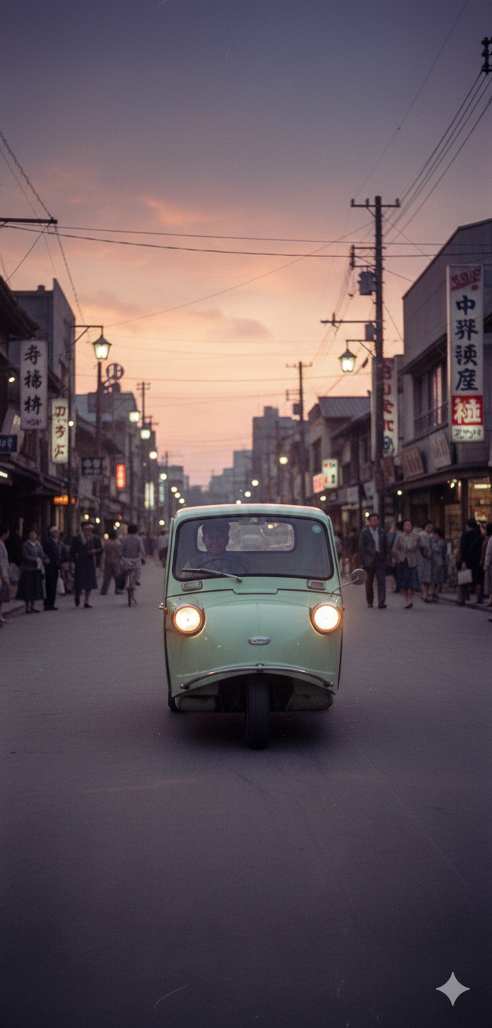 昭和の街を駆けた小さな相棒──ダイハツ・ミゼット物語