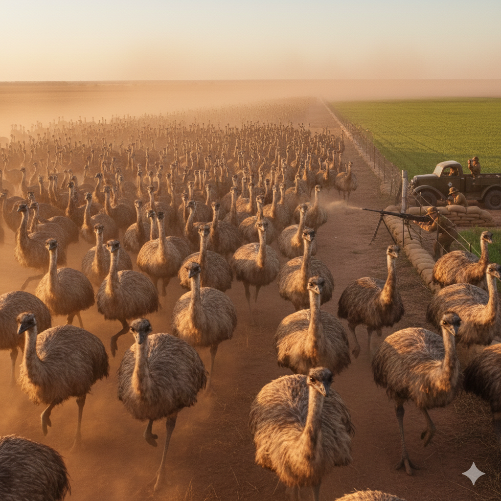 人間が鳥に敗れた戦争――1932年・オーストラリア「エミュー戦争」の真実