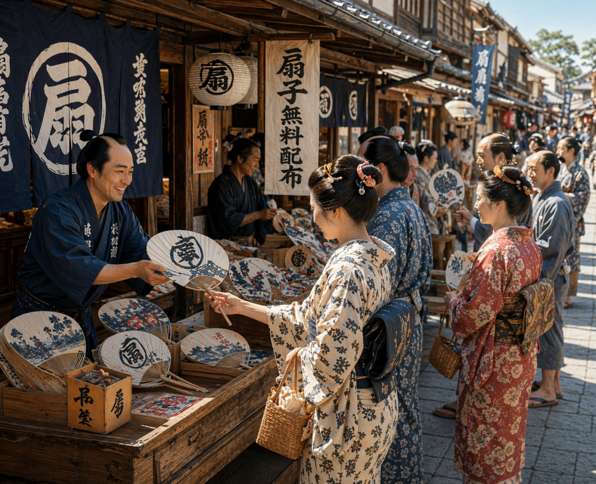 団扇と扇子はなぜ”情報媒体”だったのか――涼風に乗って拡散した江戸の広告戦略