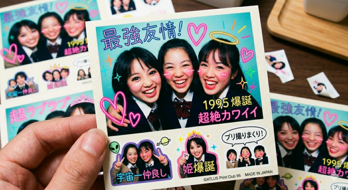 プリクラはなぜ”自己演出装置”になったのか？現実を加工する文化の、静かな起源&nbsp;