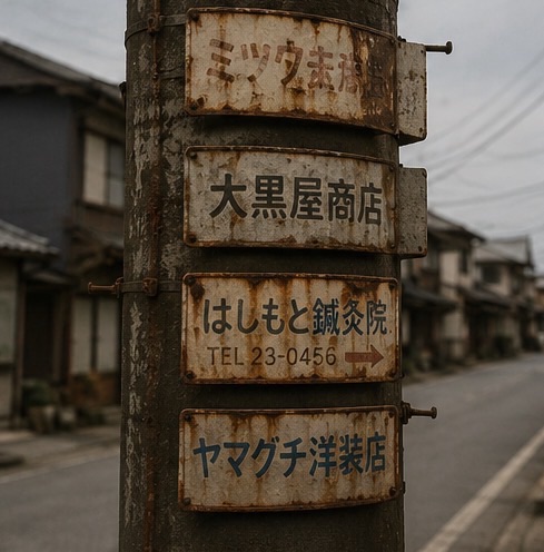 「電柱広告はなぜ町の記憶だったのか」